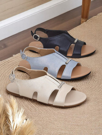 Royalfashion Dámské sandály na ploché podrážce Solea Comfort