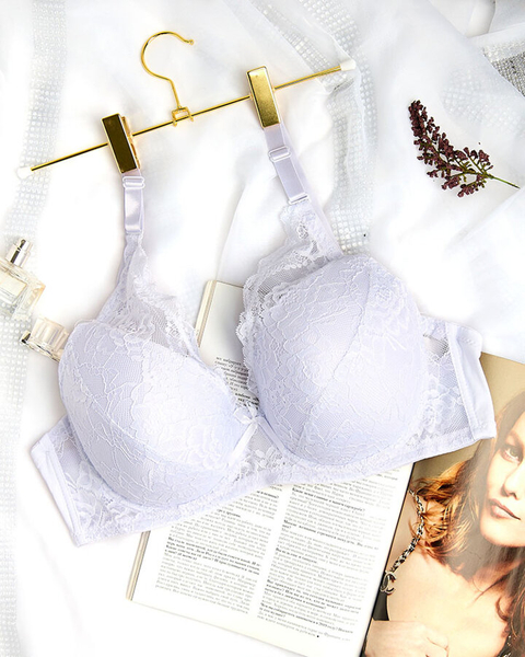 Royalfashion Dámská podprsenka zdobená krajkou