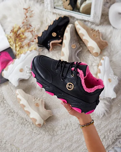 Royalfashion Dámské zateplené tenisky Caromi