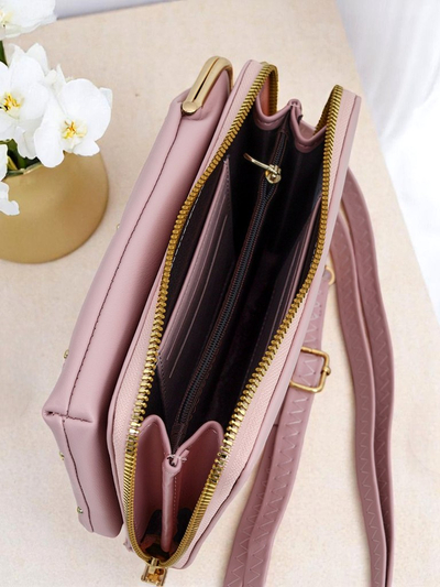 Royalfashion Багатофункціональний гаманець-сумочка на ремінці Quilted Charm