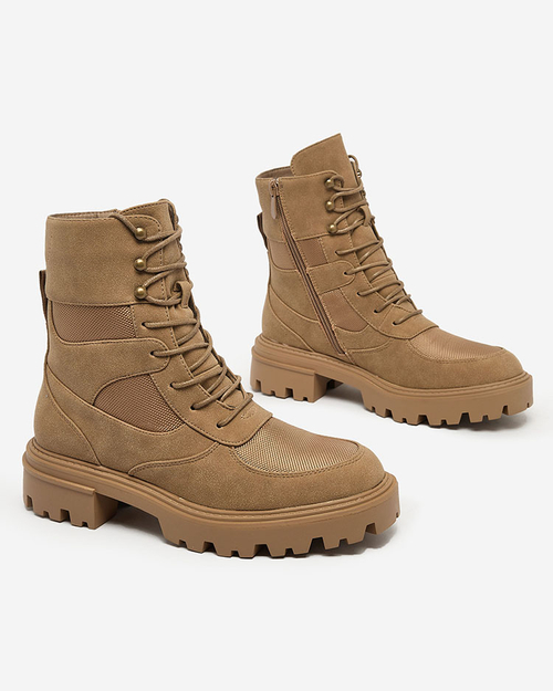 Жіночі черевики на шнурівці Royalfashion Hovienta