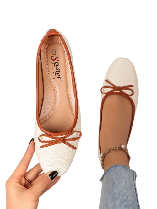 Royalfashion жіночі балетки з блискітками та бантом Aramie