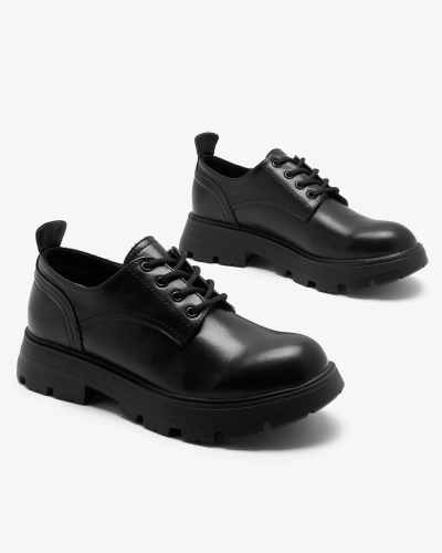 Černé dámské polobotky Goldars - Obuv