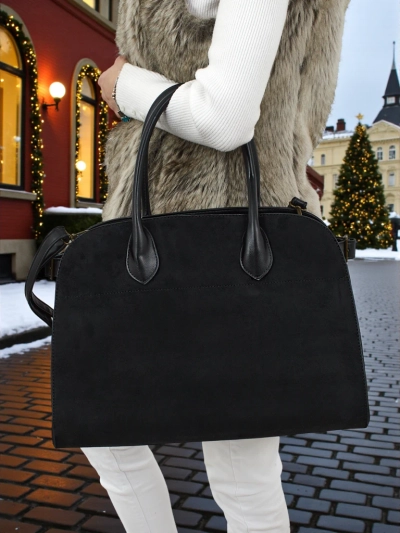 Dámská shopper kabelka eko semišová Dorelle