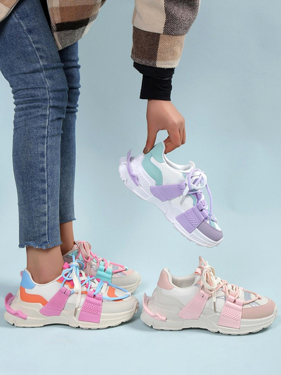 Royalfashion Жіночі спортивні кросівки з гумовими вставками Bubble