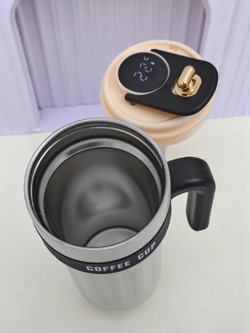 Royalfashion Термокружка з носиком і датчиком температури Кавова кружка