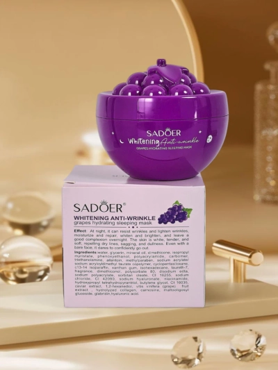 Calista Vitis Sleeping Mask – Зволожуюча виноградна маска Sadoer 120ml