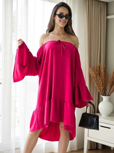 Royalfashion Dámské šaty a'la španělské s volány oversized