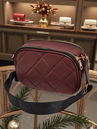 Prošívaná Malá dámská kabelka z eko kůže Connere