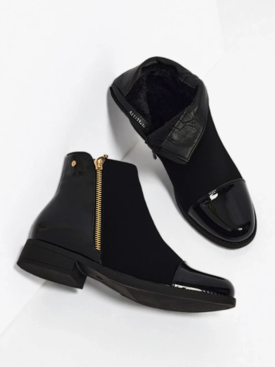 Dámské eko kožené kotníkové boty Serelith