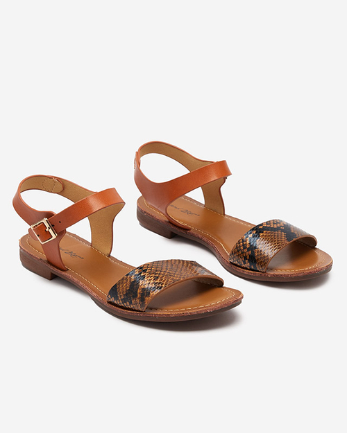 Босоніжки жіночі з верблюжим тисненням Xetera - Взуття