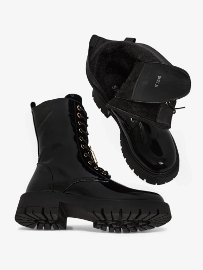 Dámské Boty Luna Černé Kožené Elegantní pro Podzim