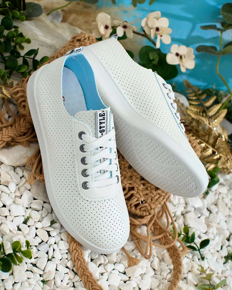 Royalfashion Dámské ažurové tenisky Umurra