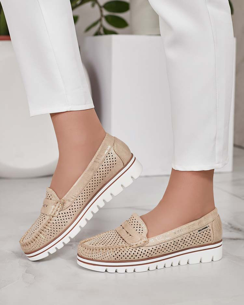 Royalfashion Ажурні жіночі мокасини Leteller