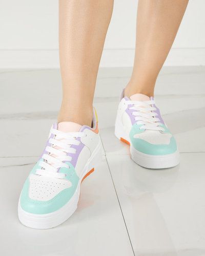 Zelenobílé dámské sportovní boty Tremsi tenisky - Obuv