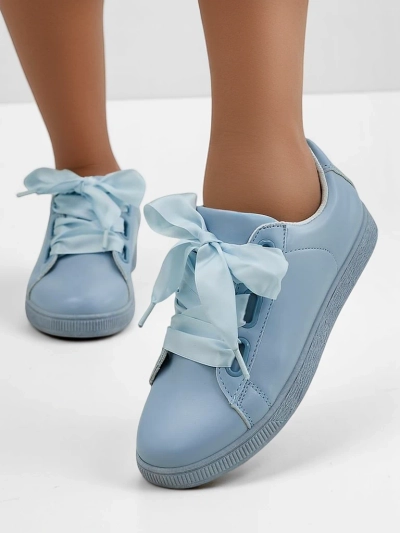 Royalfashion Dámské sneakers z ekologické kůže s dekoračními šňůrkami Etti