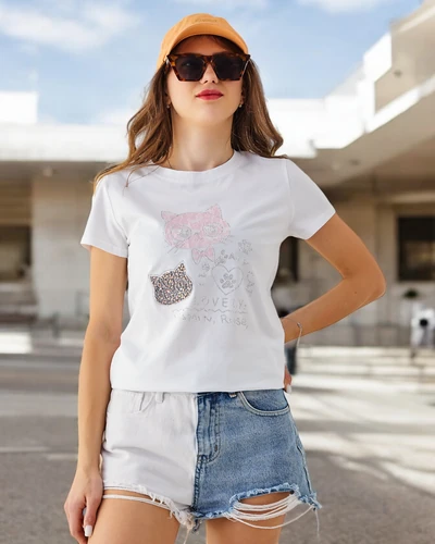 Royalfashion Dámská bavlněná blůza