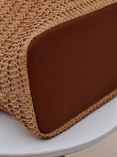 Royalfashion Velká slaměná dámská taška Solea Bag