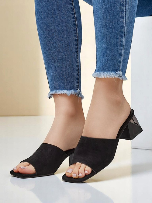 Royalfashion жіночі тапочки з декоративним каблуком Vollatie