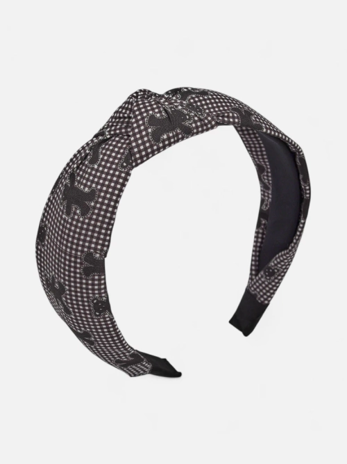 Royalfashion Пов'язка на волосся з плетінням у клітинку та ведмедики