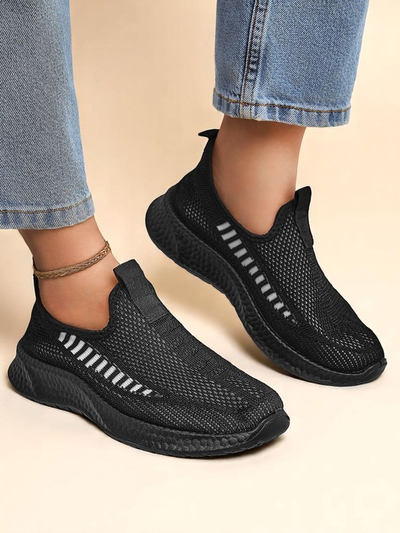 Royalfashion Dámské nazouvací sportovní boty z materiálu Sport Slip-On