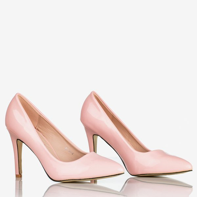 Růžová lakovaná kůže Louie - Boty 1