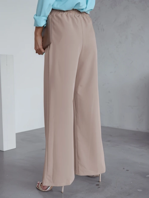 Royalfashion Широкі жіночі штани з складкою