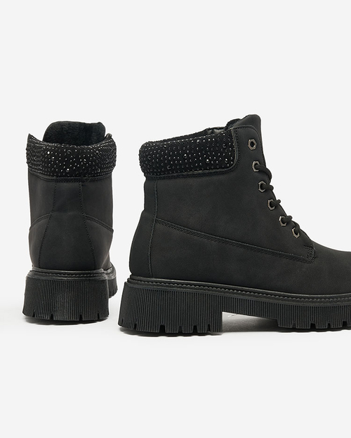 Royalfashion Чорні жіночі капці Karamellia