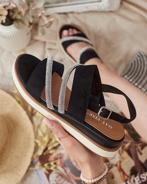 Royalfashion Жіночі босоніжки Obissa на низьких підборах
