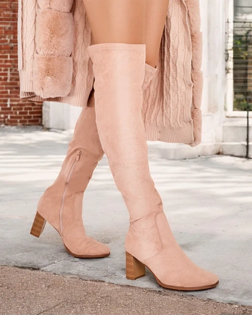 Жіночі чоботи з високими шкарпетками Royalfashion Vecce