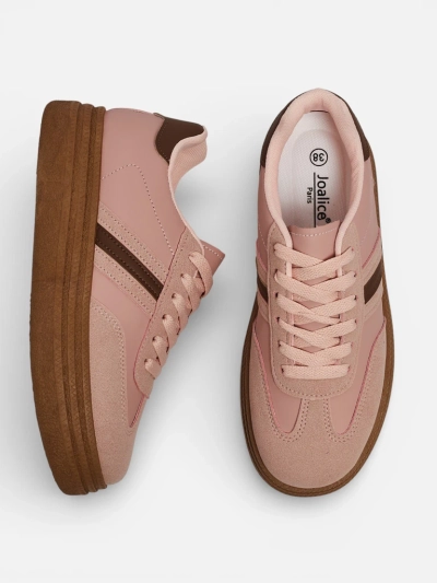 Sneakers Dámské Flora Růžové Ekologické Sportovní na Léto