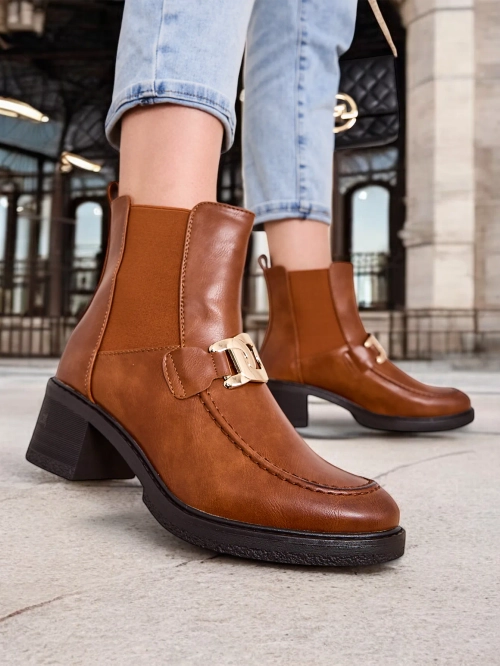 взуття на щиколотці для жінок Royalfashion з низькими підборами Ewios