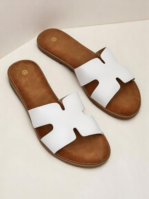 Royalfashion Жіночі шльопанці на плоскій підошві Повсякденний стиль