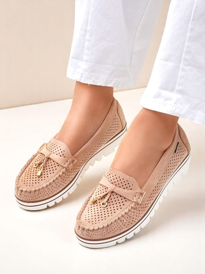 Royalfashion Жіночі перфоровані лофери Elissas