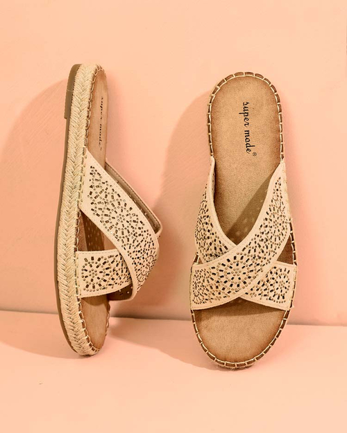 Жіночі шльопанці Royalfashion Tivona на плоскій підошві