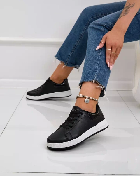 Royalfashion Černá klasická sportovní obuv Active Icons