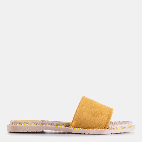 Жовті жіночі шльопанці Ysia