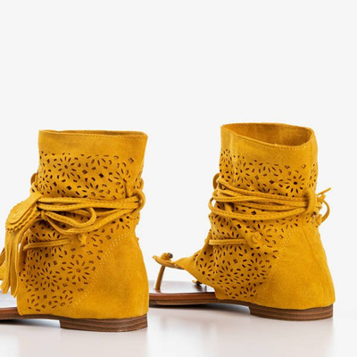 Жовті жіночі босоніжки Joanina