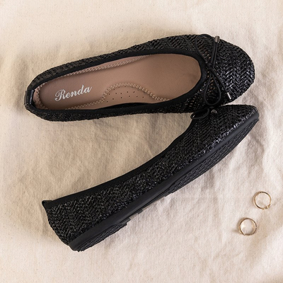 OUTLET Жіночі плетені балерини від Wewo - Взуття