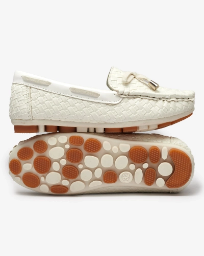 Білі дитячі мокасини Dannad- Footwear