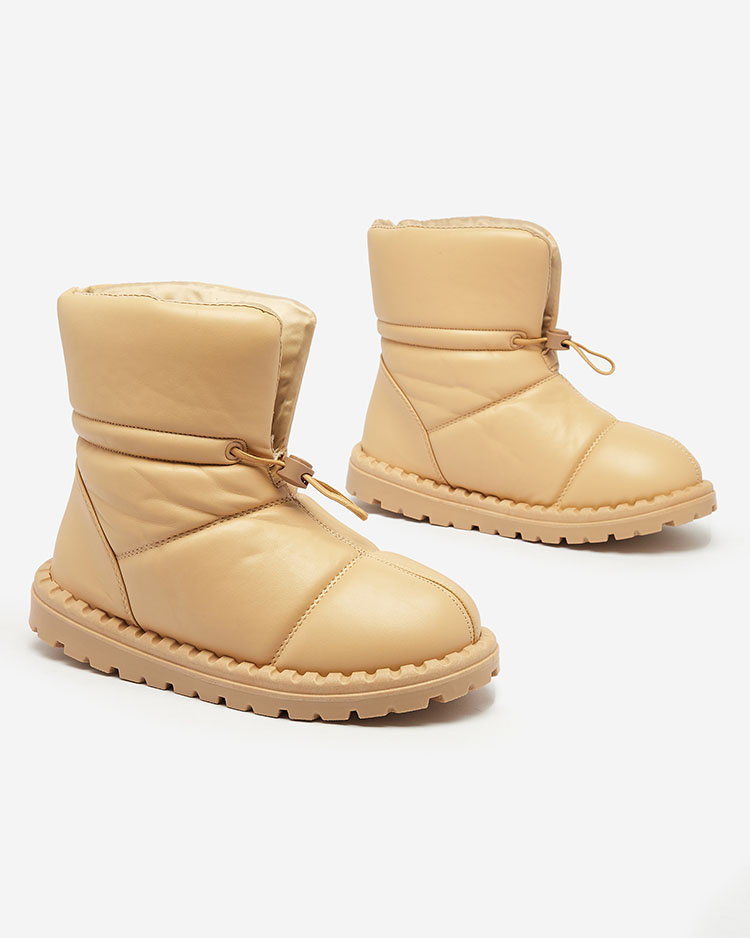 Royalfashion Dámské sněhule v hnědé barvě Nevonsisia