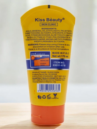 Kiss Beauty Opalovací krém 90 SPF 170ml