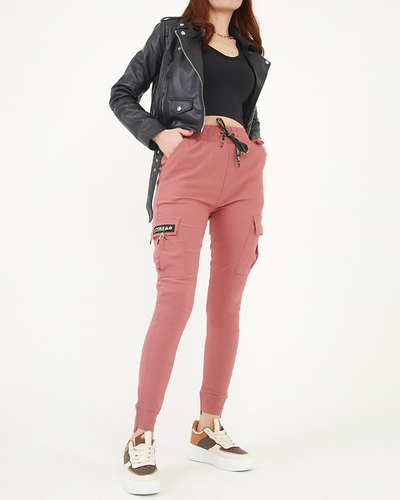 Coral dámské cargo kalhoty - Oblečení