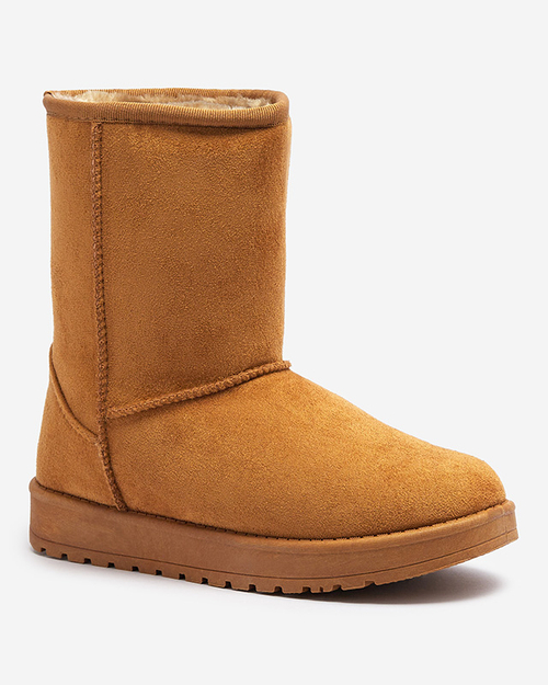 Черевики жіночі утеплені з екозамші Camel Kekic- Footwear