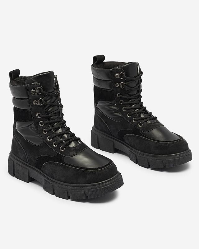 Černé dámské zateplené boty Kasemi- Footwear