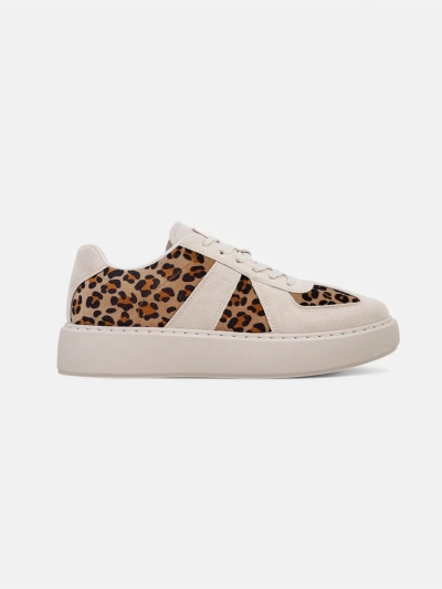 Royalfashion Dámské sportovní tenisky s leopardím potiskem Big Cat