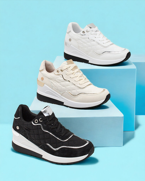 Royalfashion Жіночі спортивні кеди на підборах Lololi