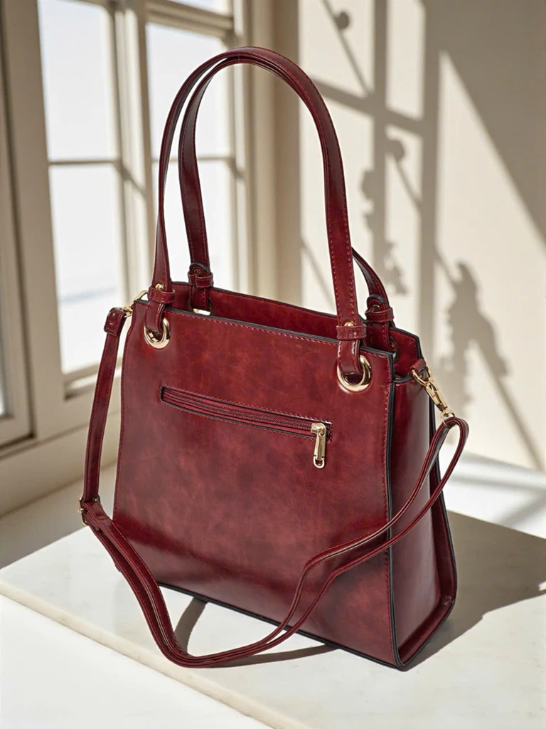 Dámská shopper kabelka z eko kůže Silent Raven