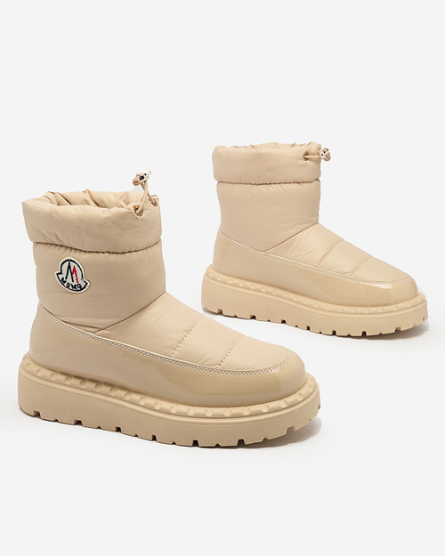 Royalfashion Жіночі снігоступи бежевого кольору Ireda