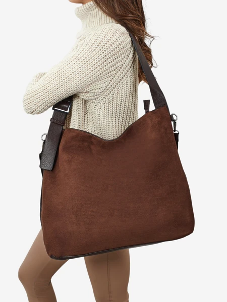 Dámská shopper kabelka eko semišová Donenn